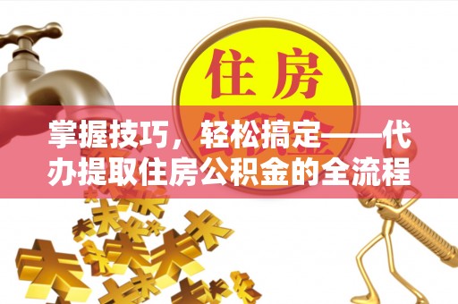 延平掌握技巧，轻松搞定——代办提取住房公积金的全流程解析