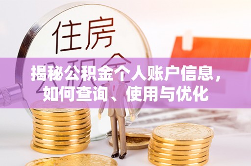 延平揭秘公积金个人账户信息，如何查询、使用与优化