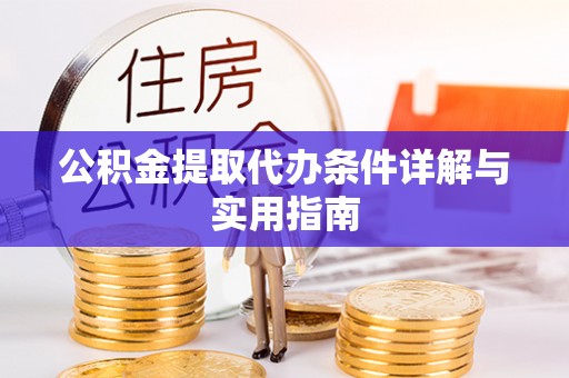 延平公积金提取代办条件详解与实用指南