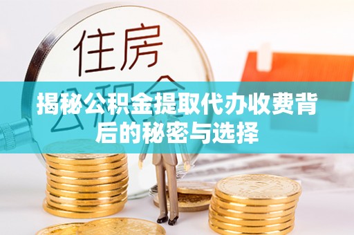 延平揭秘公积金提取代办收费背后的秘密与选择