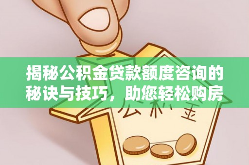 延平揭秘公积金贷款额度咨询的秘诀与技巧，助您轻松购房！
