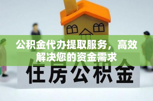 延平公积金代办提取服务，高效解决您的资金需求
