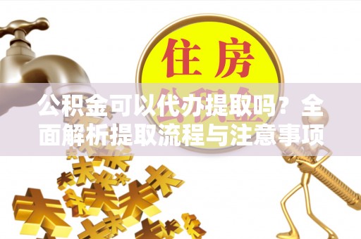 延平公积金可以代办提取吗？全面解析提取流程与注意事项
