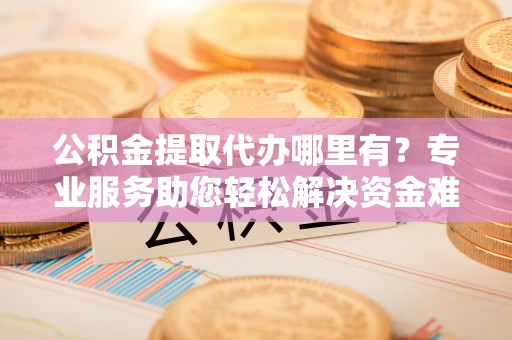 延平公积金提取代办哪里有？专业服务助您轻松解决资金难题