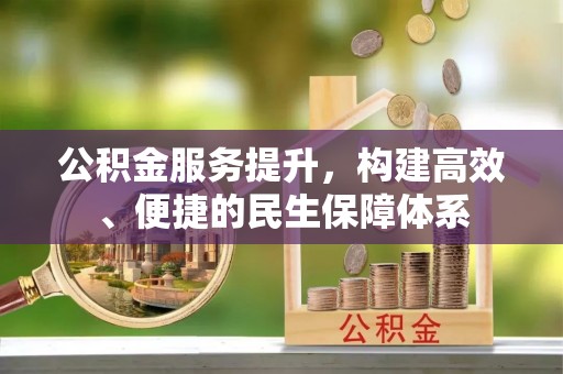 延平公积金服务提升，构建高效、便捷的民生保障体系
