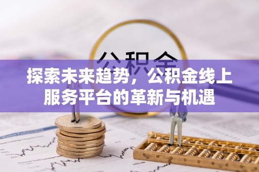 延平探索未来趋势，公积金线上服务平台的革新与机遇