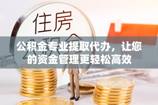 延平公积金专业提取代办，让您的资金管理更轻松高效