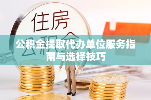 延平公积金提取代办单位服务指南与选择技巧