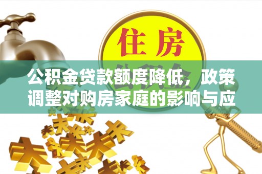 延平公积金贷款额度降低，政策调整对购房家庭的影响与应对策略