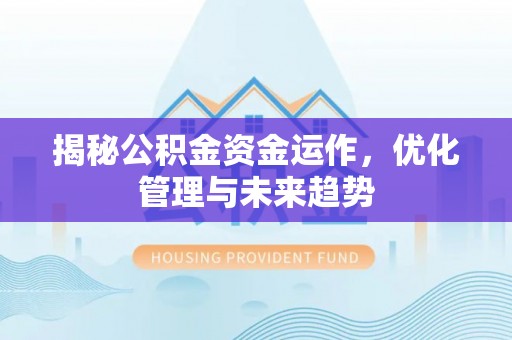 延平揭秘公积金资金运作，优化管理与未来趋势