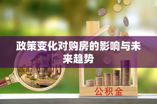 延平政策变化对购房的影响与未来趋势