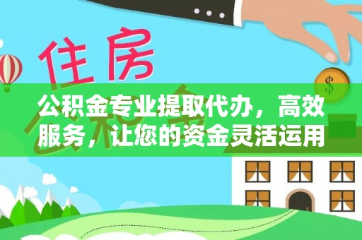 延平公积金专业提取代办，高效服务，让您的资金灵活运用