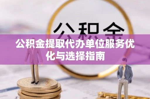延平公积金提取代办单位服务优化与选择指南