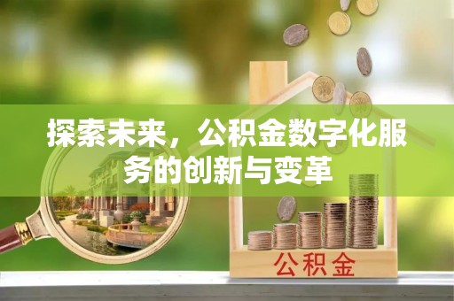 延平探索未来，公积金数字化服务的创新与变革