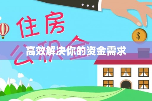 延平高效解决你的资金需求