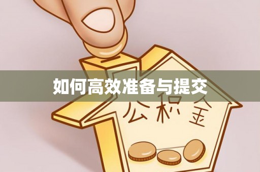 延平如何高效准备与提交