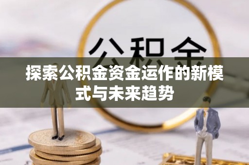 延平探索公积金资金运作的新模式与未来趋势