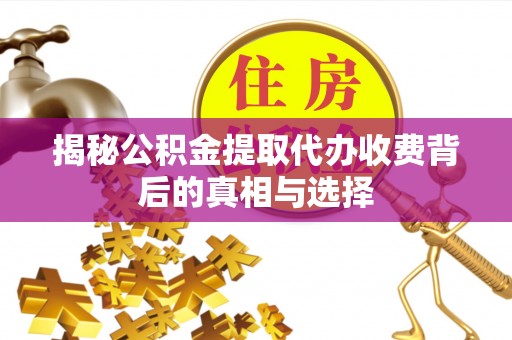 延平揭秘公积金提取代办收费背后的真相与选择