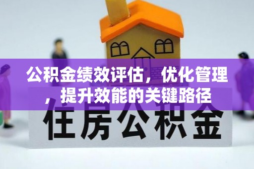 延平公积金绩效评估，优化管理，提升效能的关键路径