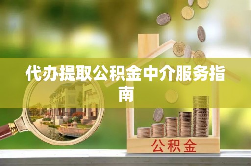 延平代办提取公积金中介服务指南